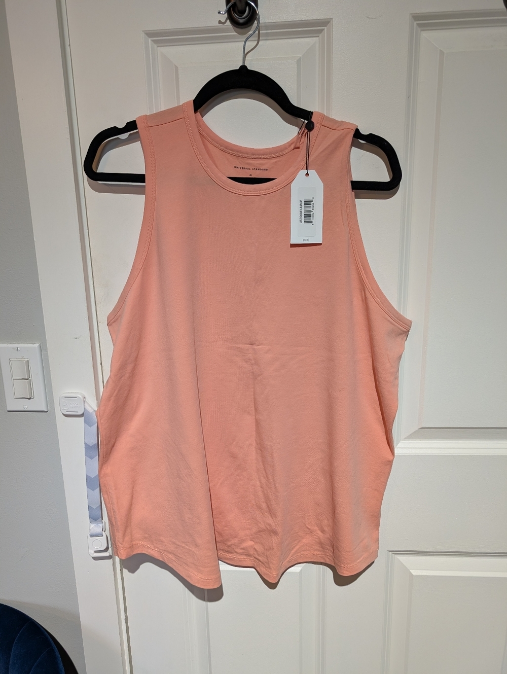 universal standard peach tank top sz M